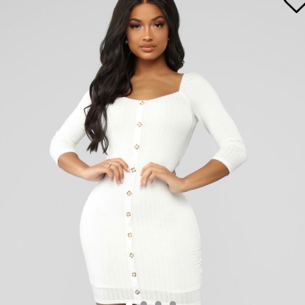 New white fashionnova dress